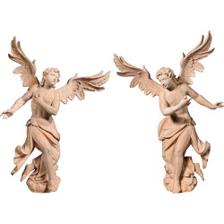 Pareja de ángeles estilo Napolitano de apoyo